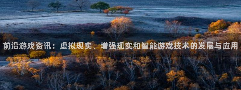 极悦娱乐平台官网登录：前沿游戏资讯：虚拟现实、增强现实和智能